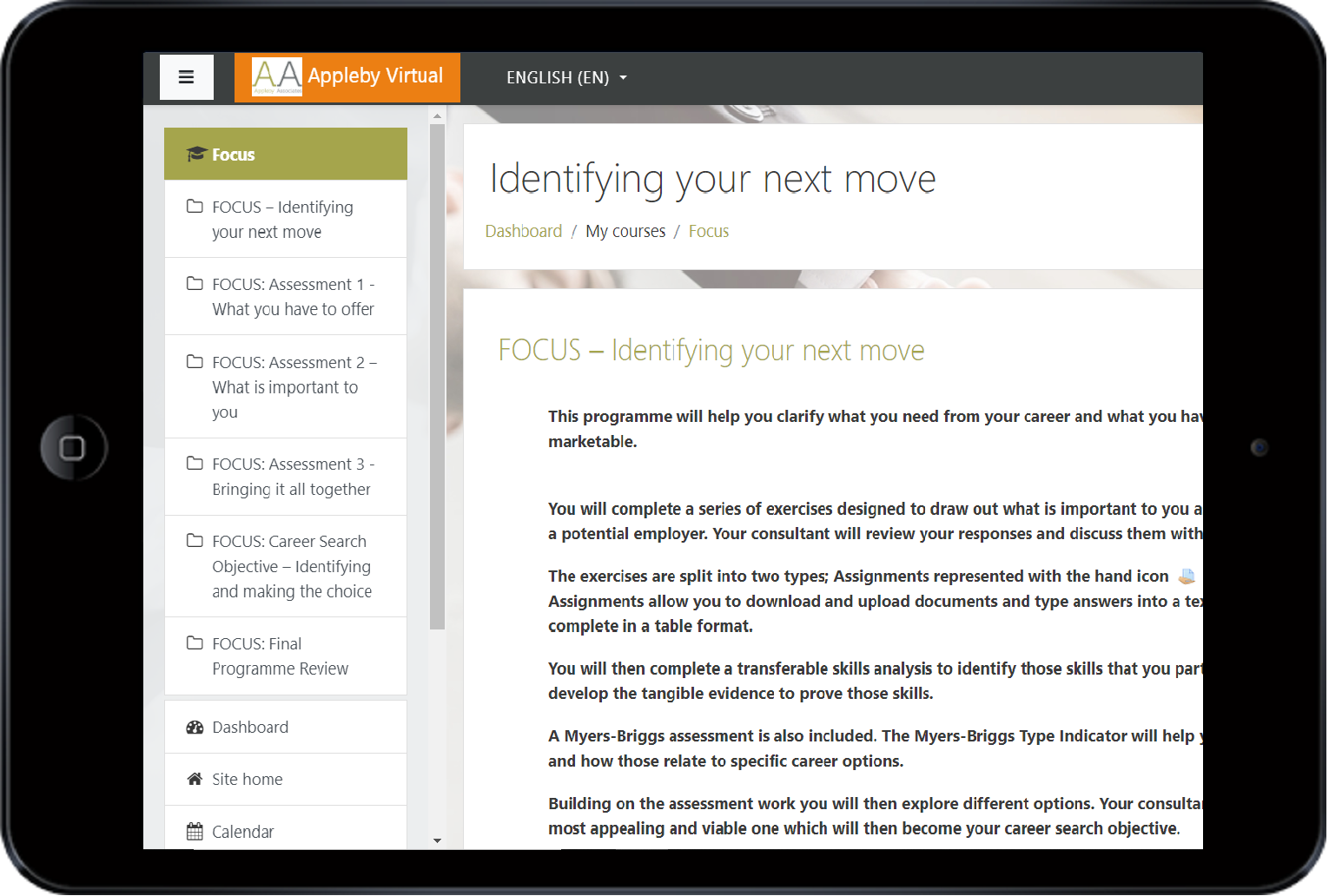 moodle ipad